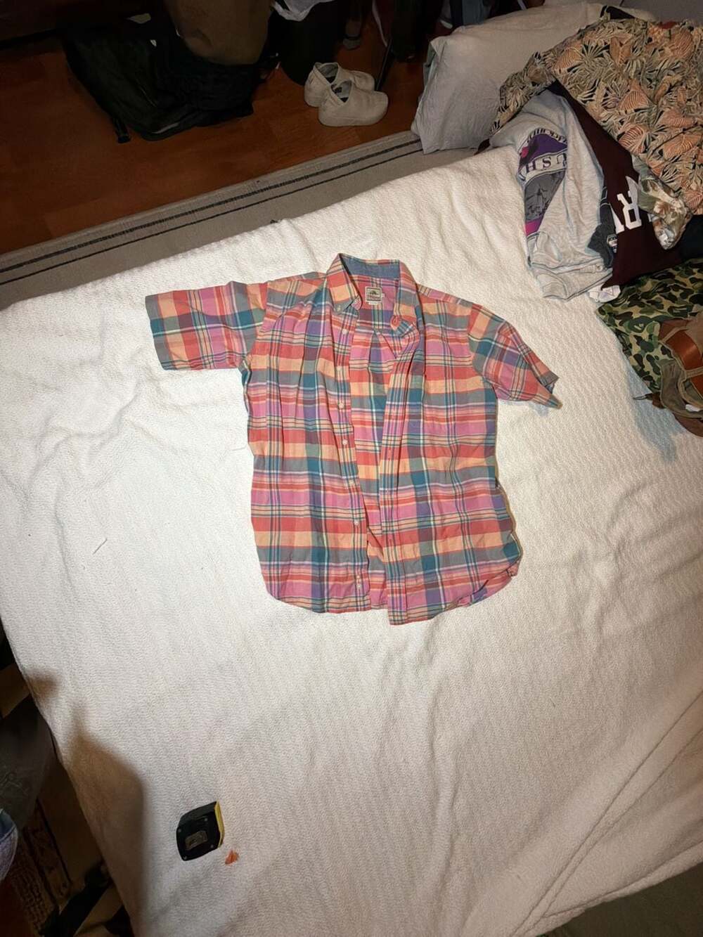 Surf Pendleton Original Surf Brand Seaside Short-Sleeve Button Down Plaid Shirt